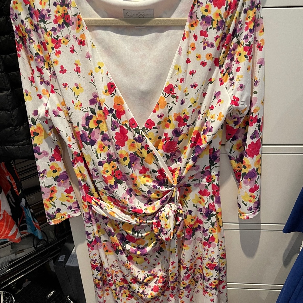 Jessica Simpson floral dress